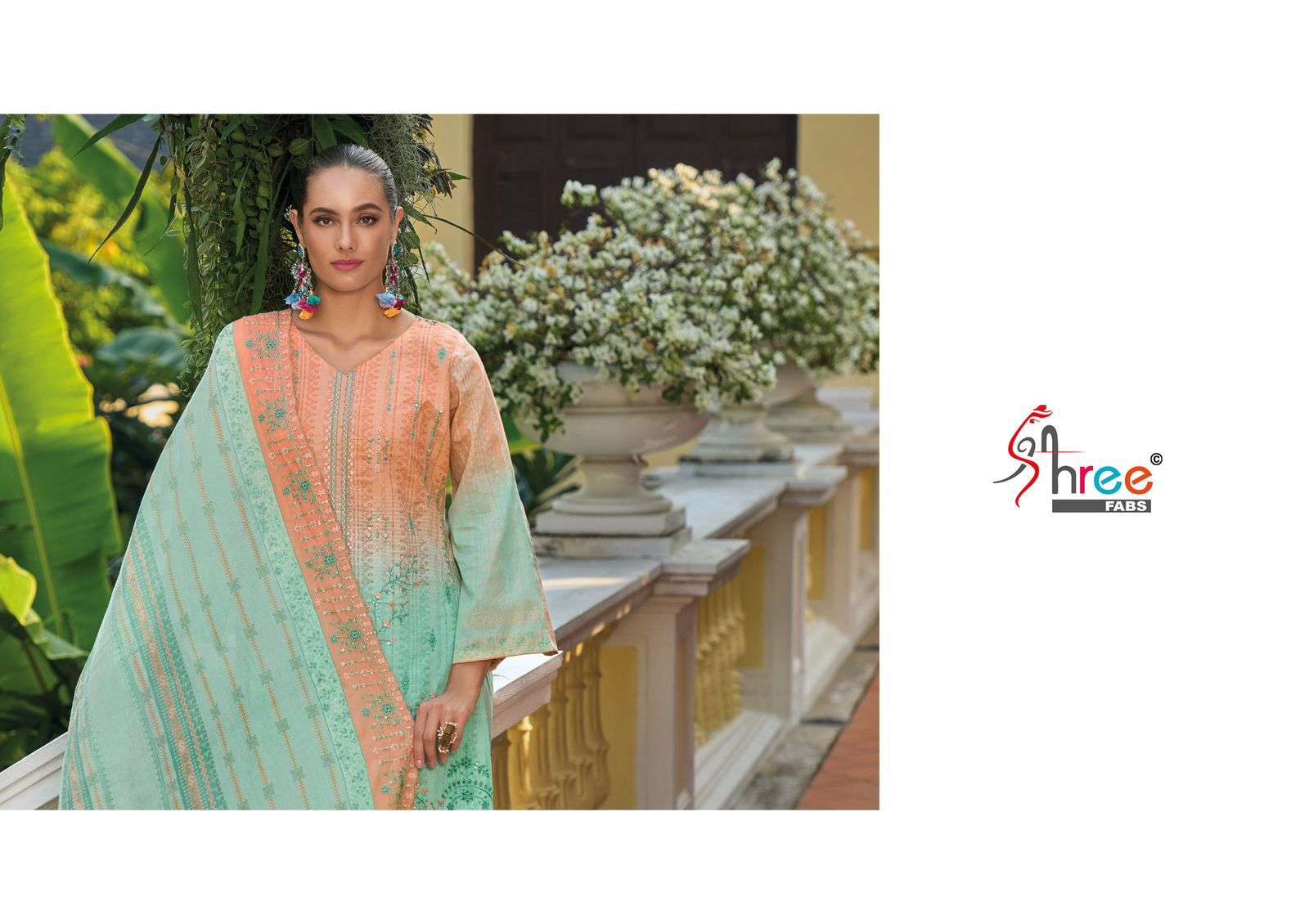 shree fabs bin seed lawn collection vol 11 cotton graceful look salwar suit catalog