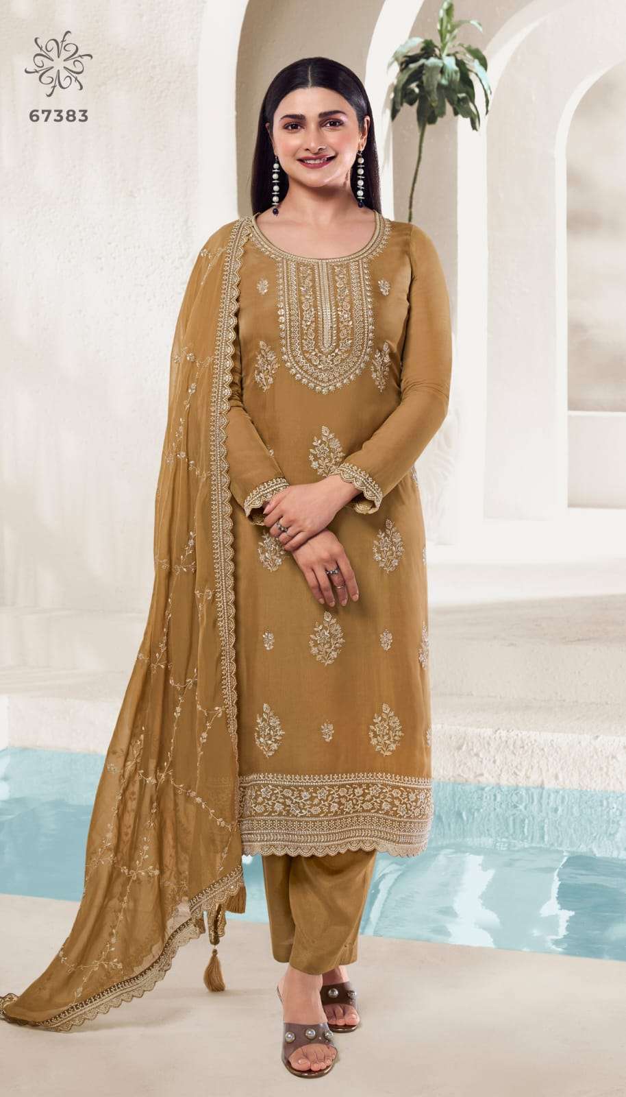 vinay fashion kuleesh chakori organza decent look salwar suit catalog
