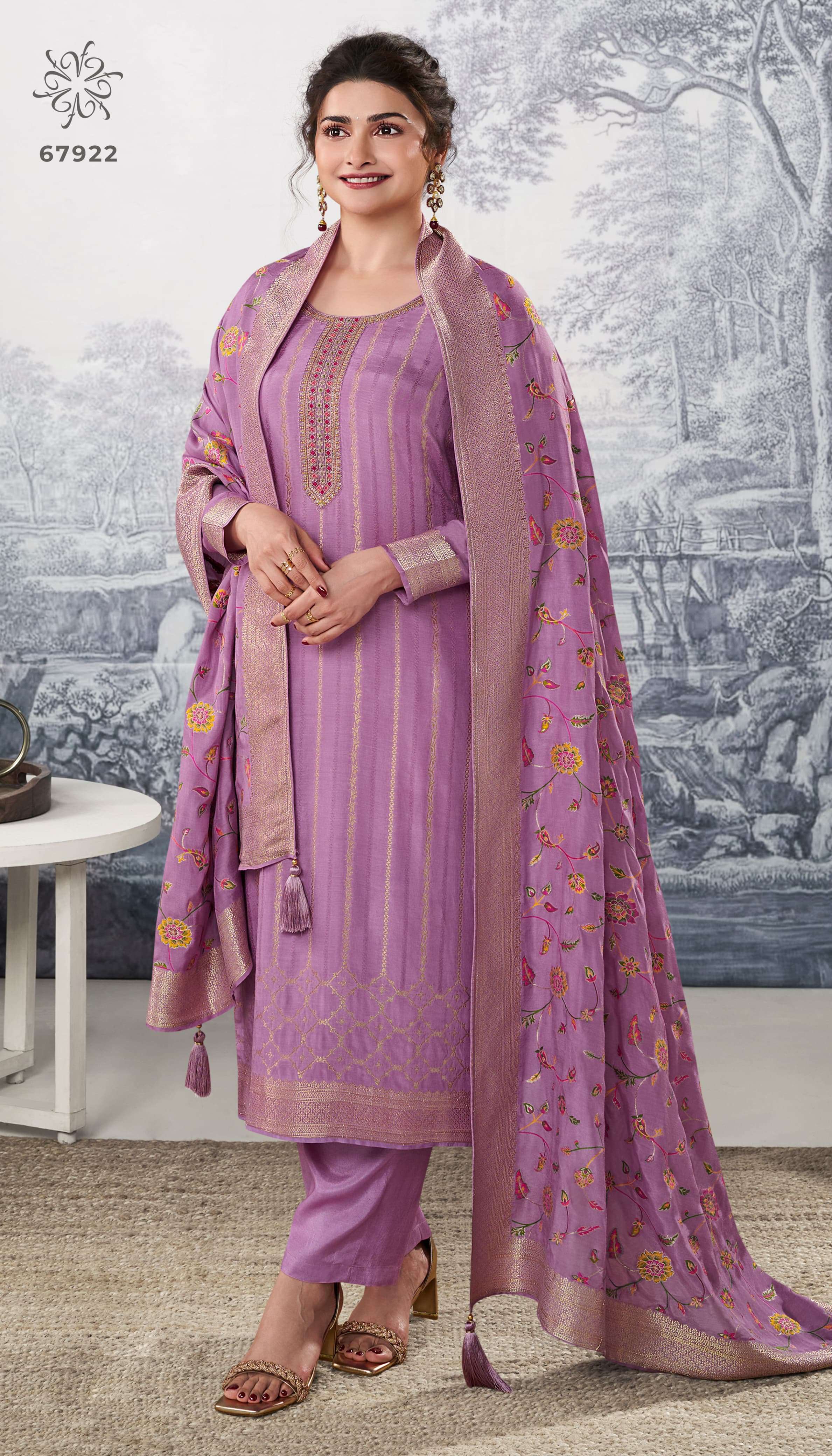 vinay fashion kuleesh sanaya 2 machlin jacquard gorgeous look salwar suit catalog