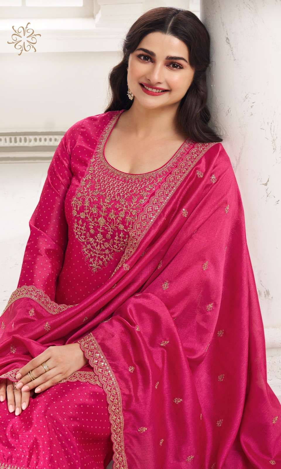 vinay fashion kuleesh surbhi hitlist silk georgette gorgeous look salwar suit catalog