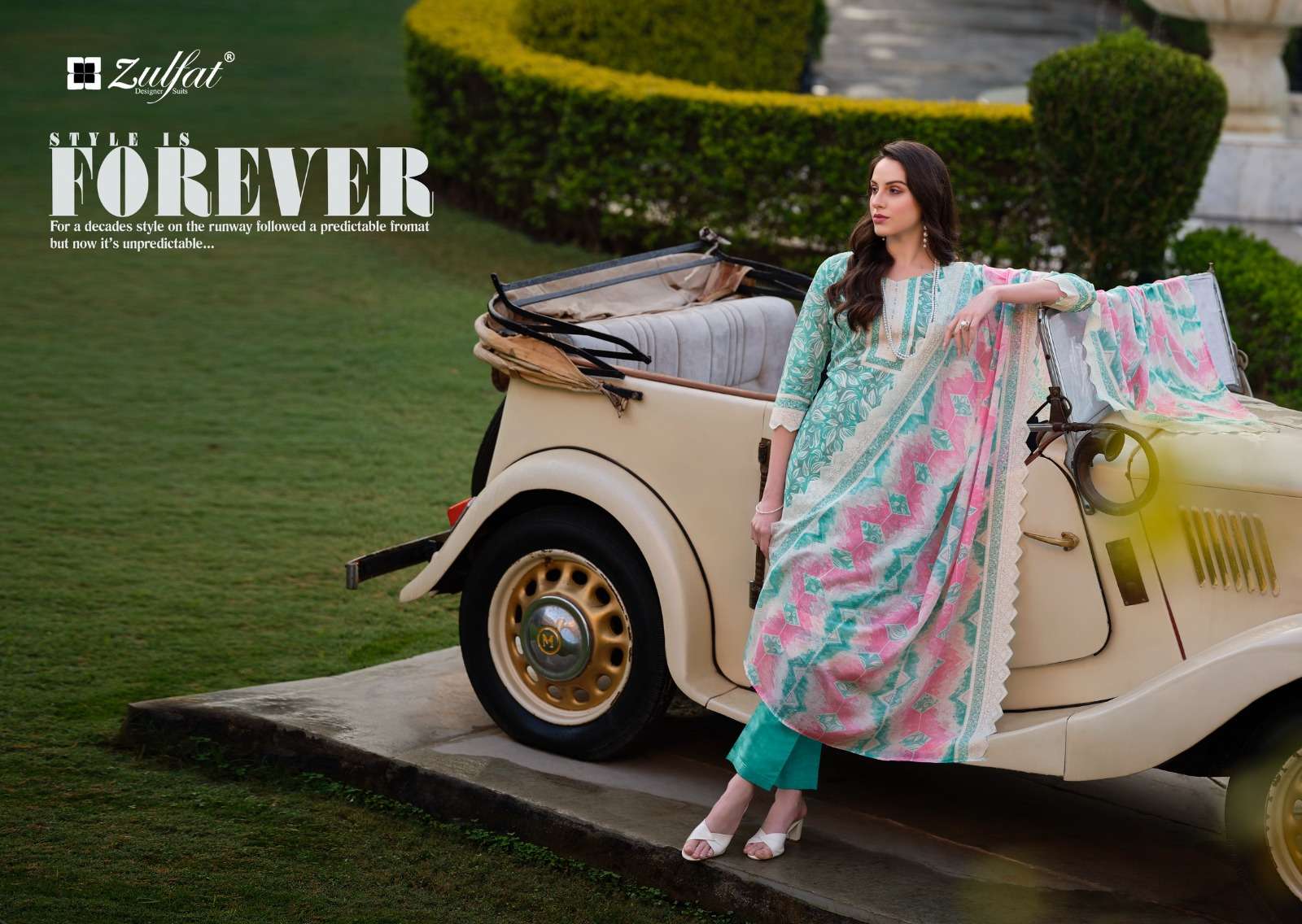 zulfat designer suits farhana vol 2 cotton exclusive print salwar suit catalog