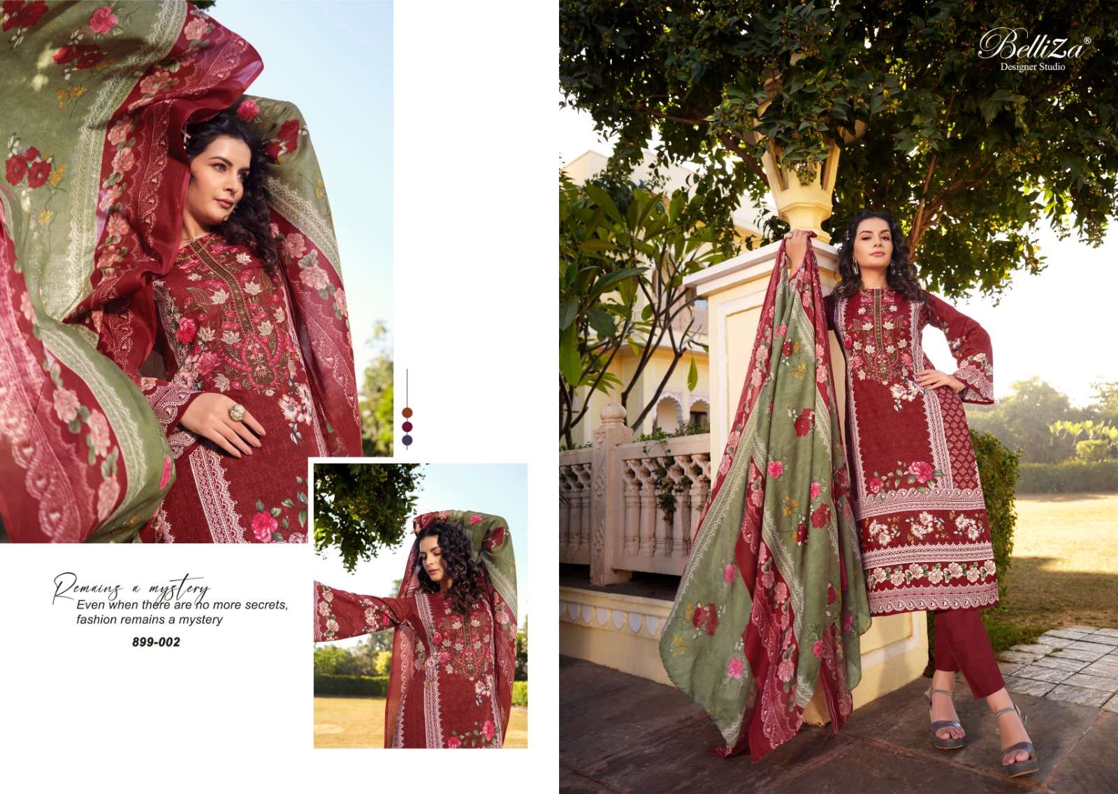 belliza designer studio naira vol 44 cotton catchy salwar suit catalog