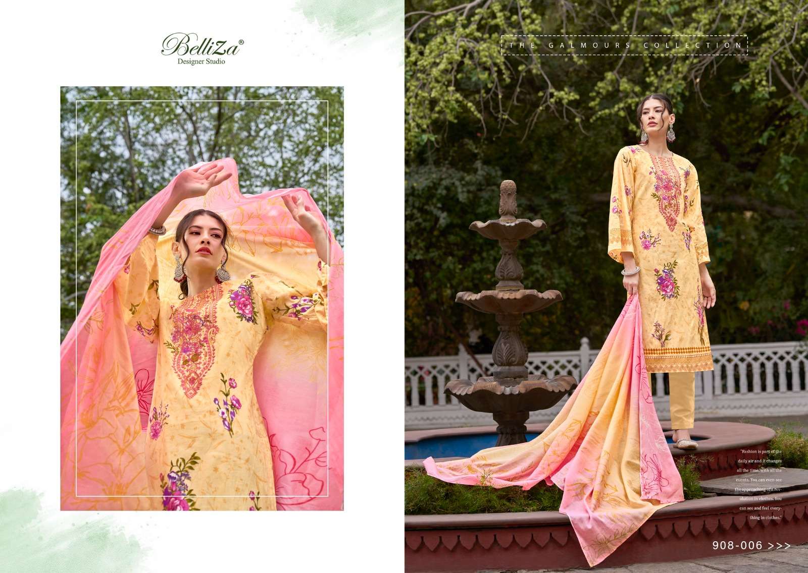 belliza designer studio naira vol 48 cotton catchy look salwar suit catalog