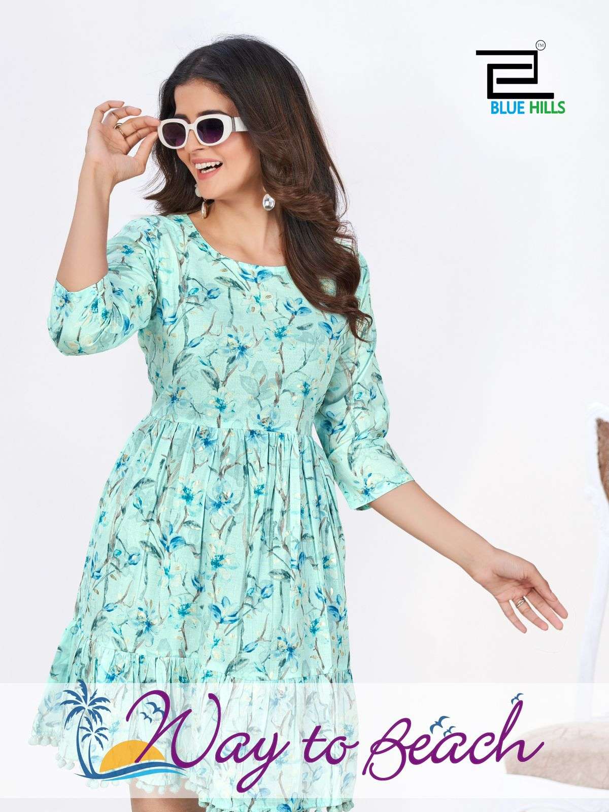 blue hills way to beach cotton attractive look tops catalog