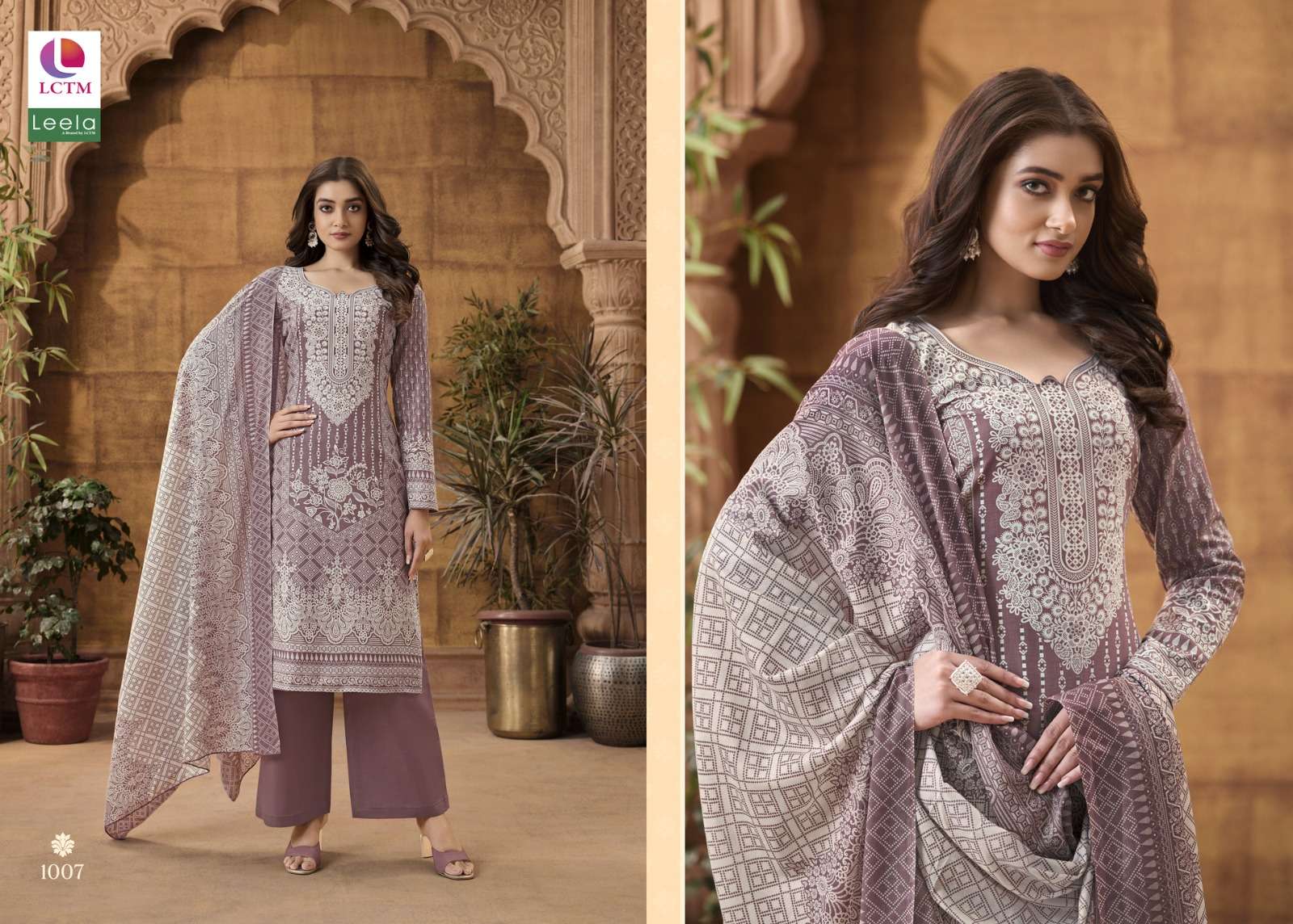 leela kaisha cotton elegant salwar suit catalog