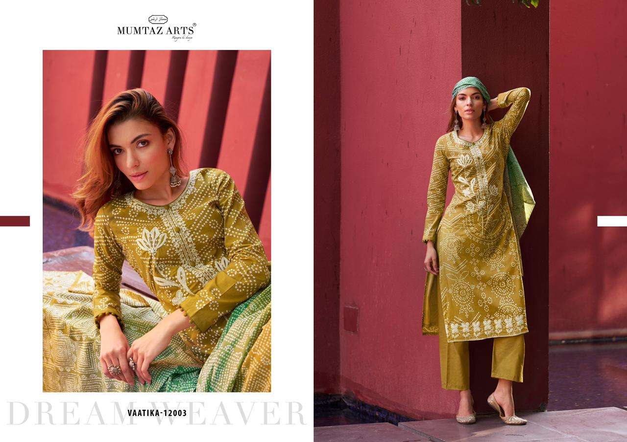 mumtaz arts vaatika pure lawn cotton exclusive look salwar suit catalog