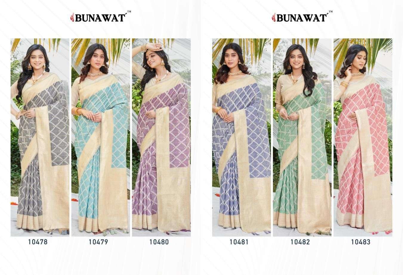 sangam prints bunawat ahana cotton innovative look saree catalog