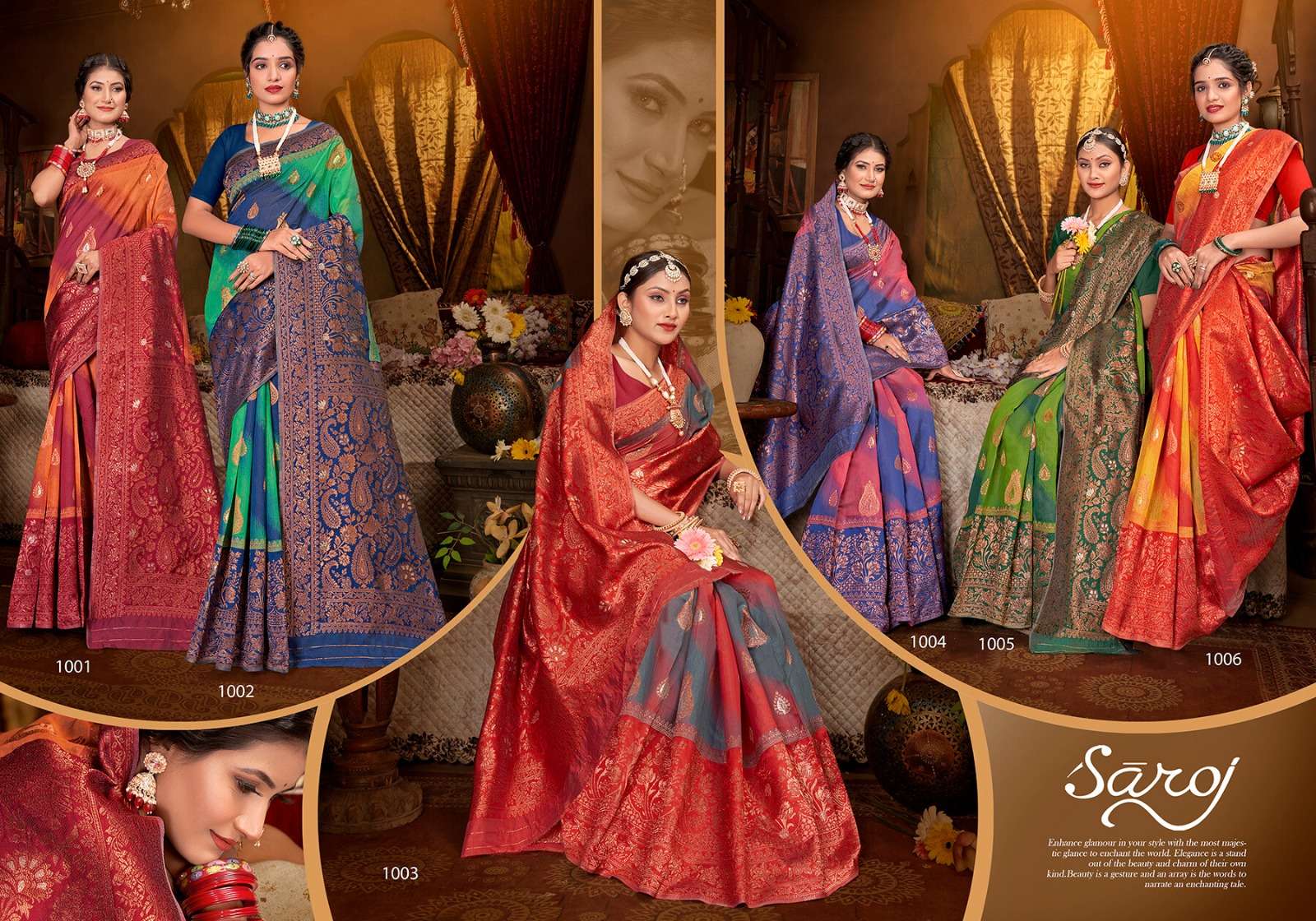 saroj saree samyukta 1 soft cotton catchy look saree catalog