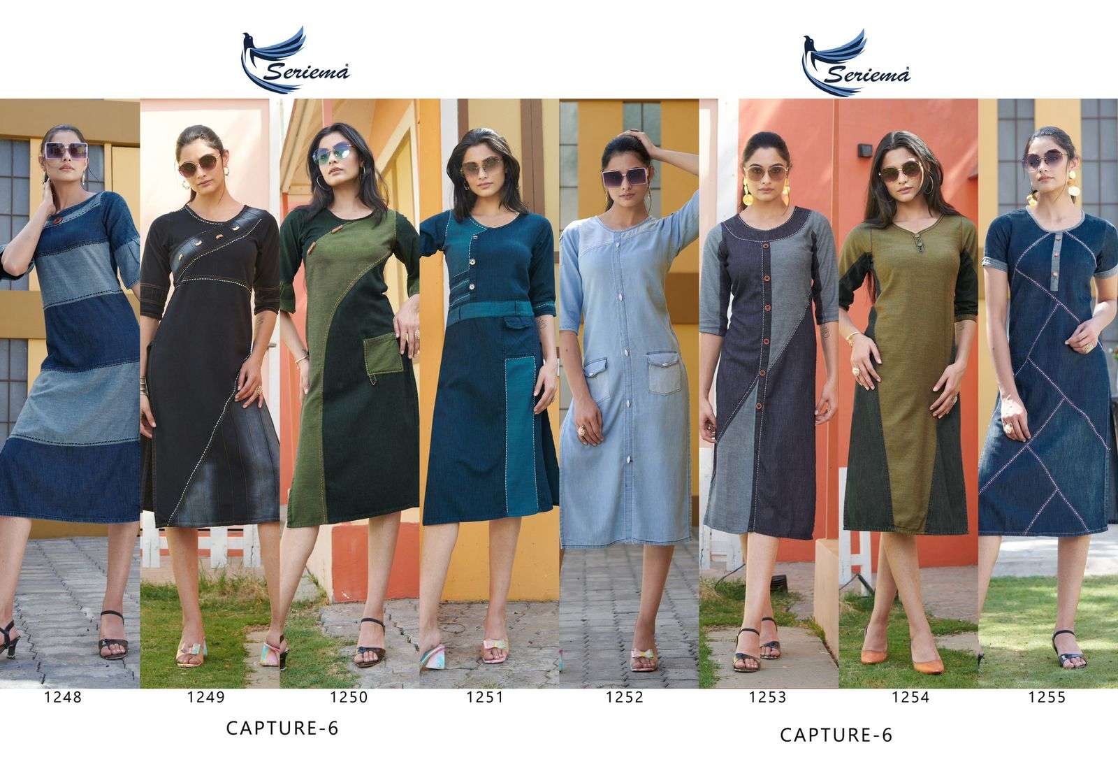 seriema kumb capture 6 cotton innovative look kurti catalog