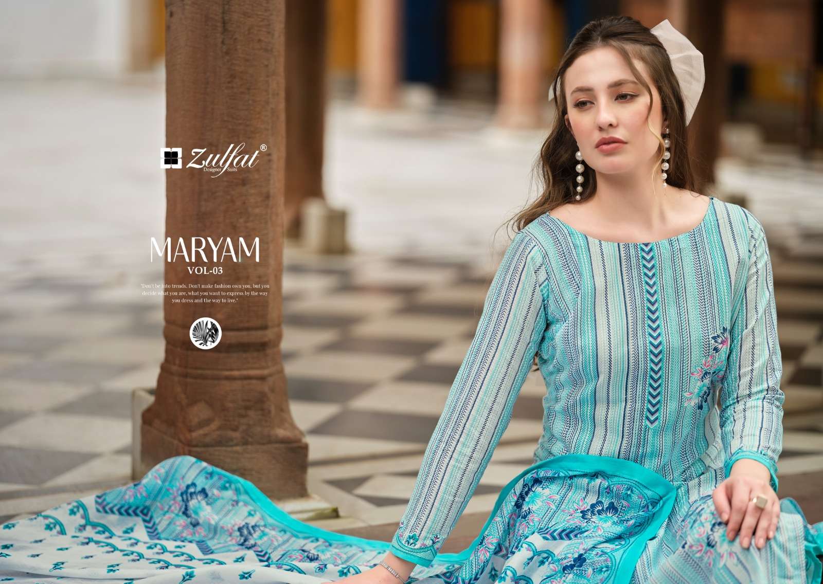 zulfat designer suits maryam vol 3 cotton regal look salwar suit catalog