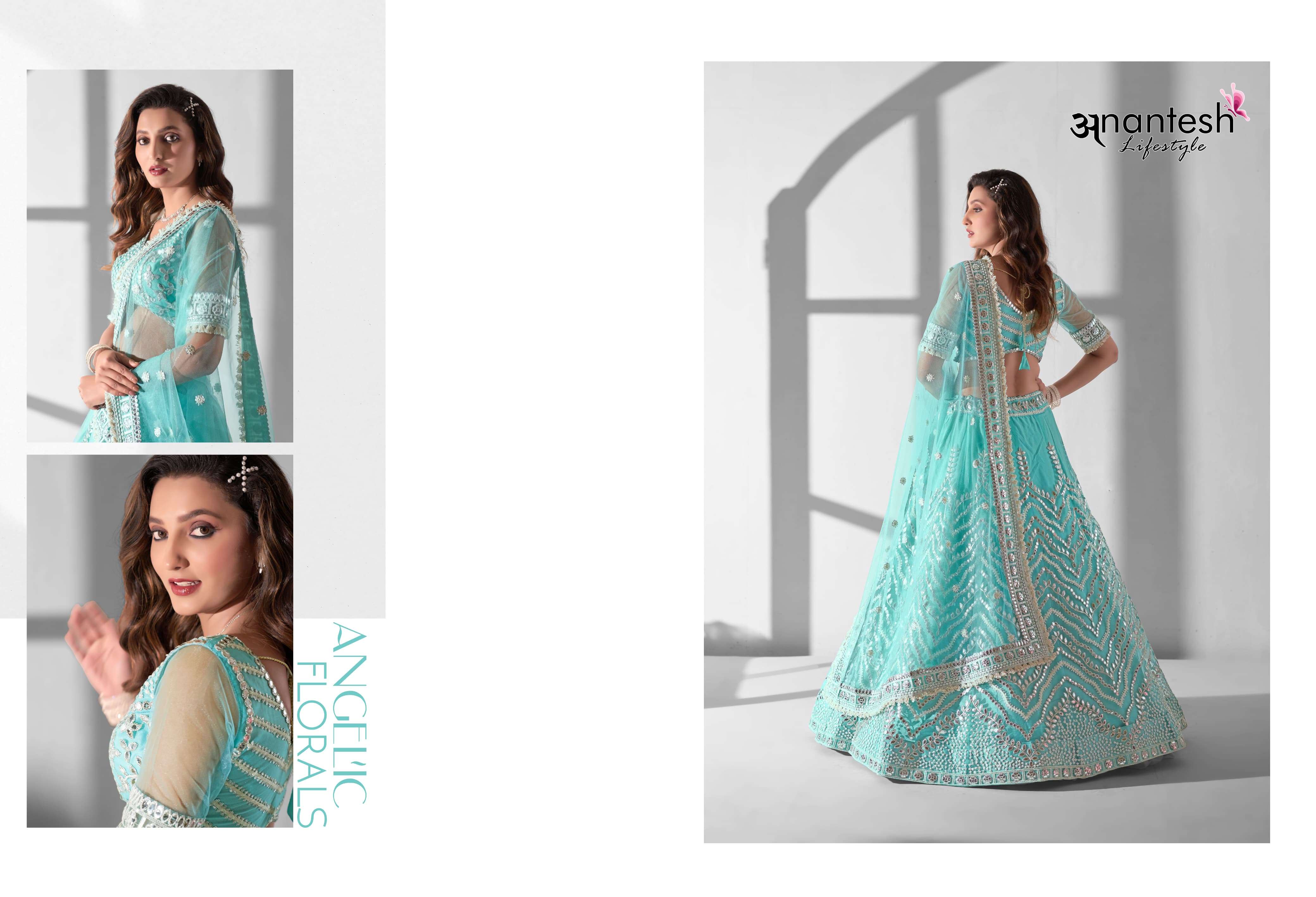 antesh life style bridesmaid vol 2 d no 11009 to 110013 fancy festive look lehenga  catalog
