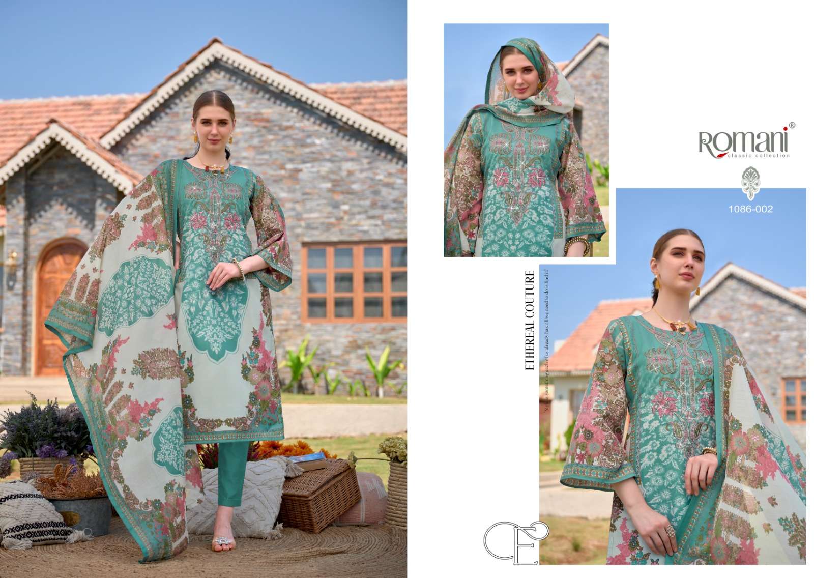 romani aarzu vol 3 soft cotton elegant salwar suit catalog