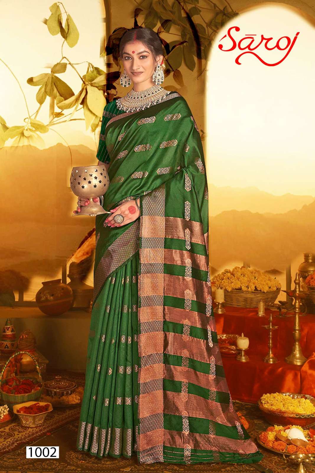 saroj gangotri 1 soft silk elegant saree catalog
